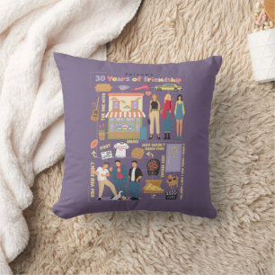 Cojín Decorativo FRIENDS™   30 Años de Amistad
