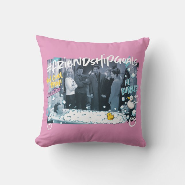 Cojín Decorativo FRIENDS™ | Metas de amistad (Anverso)