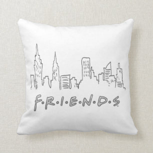 Cojín Decorativo FRIENDS™ Silueta de la Ciudad de Nueva York
