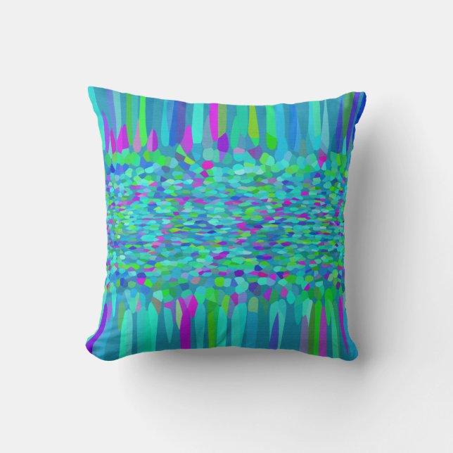 Cojín Decorativo Fringe Confetti Blues (Anverso)