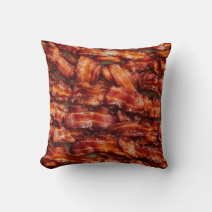 Cojín Decorativo Frito Bacon. Serie de desayunos