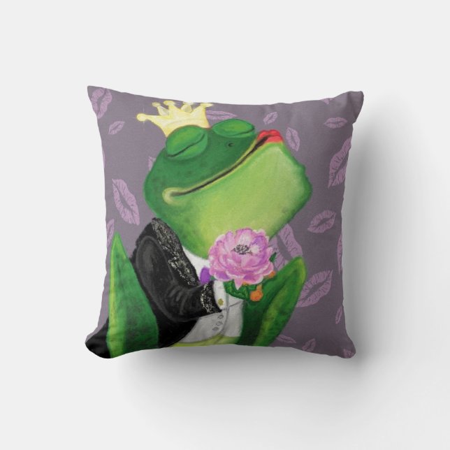Cojín Decorativo Frog Prince Funny Pillow (Anverso)