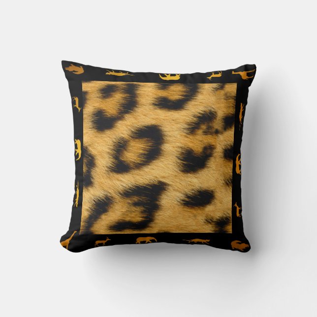 Cojín Decorativo Frontera africana Leopard Fur - Pillow (Anverso)