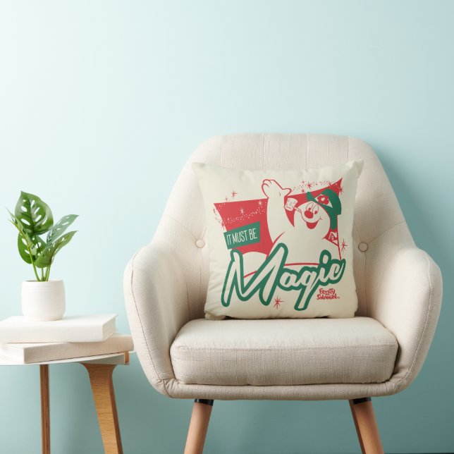 Cojín Decorativo Frosty el muñeco de nieve - Debe ser magia (Silla)