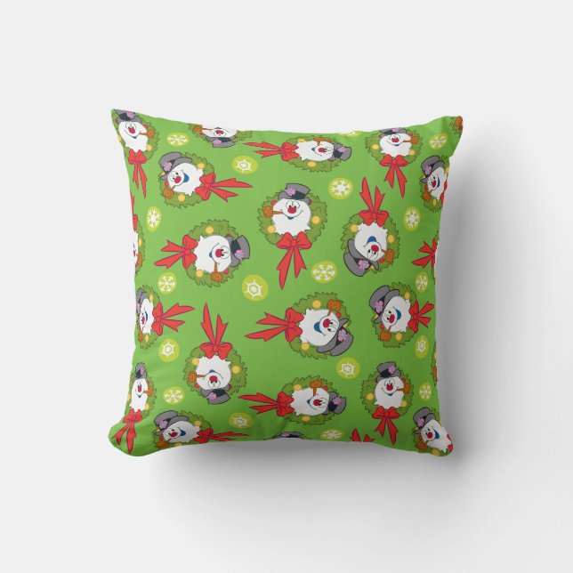 Cojín Decorativo Frosty the Snowman™ | Esguince de Escarcha (Anverso)