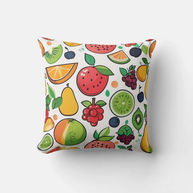 Cojín Decorativo fruits Pillow Cushion (Anverso)