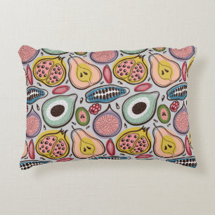 Cojín Decorativo Fruits seamless pattern