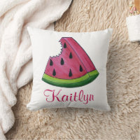 Fruta de la sandía rosada personalizada
