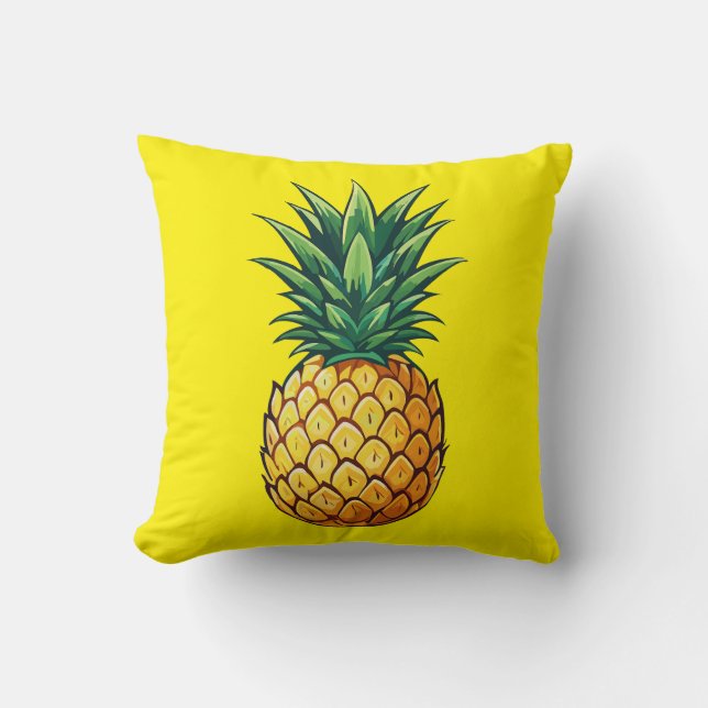 Cojín Decorativo Fruta de piña (Anverso)