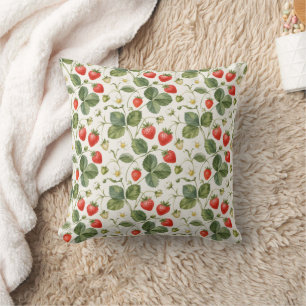 Cojín Decorativo Fruta de verano de fresa moderna