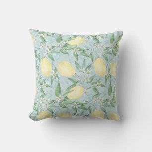 Cojín Decorativo Fruta fresca de cítricos amarillo limón
