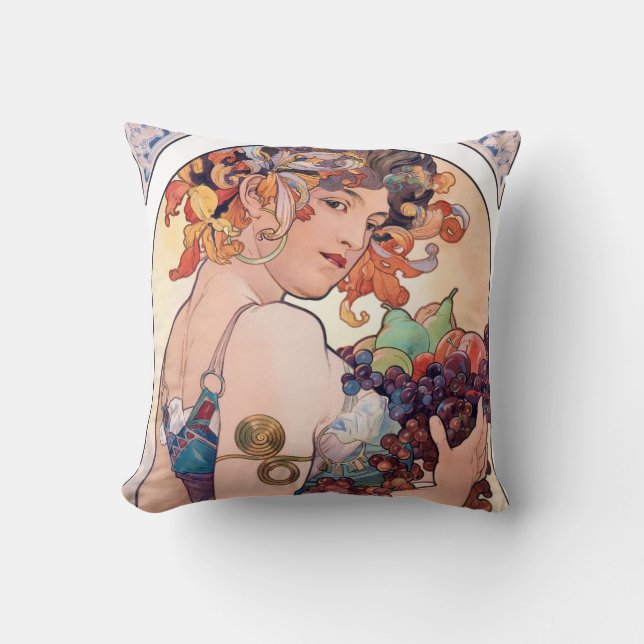 Cojín Decorativo Fruta, Mucha (Anverso)