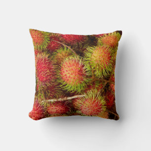 Cojín Decorativo Fruta Rambutan en el mercado Can Duoc