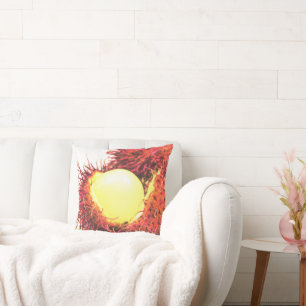 Cojín Decorativo "Fruta Rambutan" Foto Cute. ¡Hazte con una en Zazz