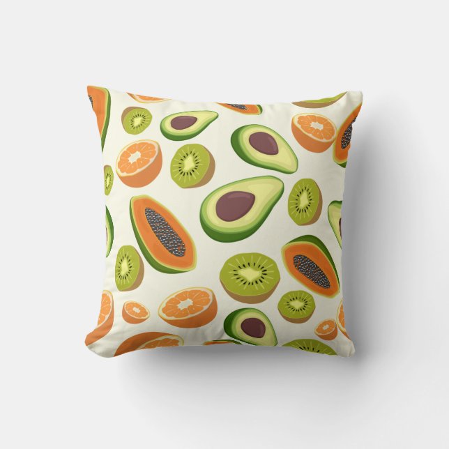 Cojín Decorativo Fruta tropical (Anverso)