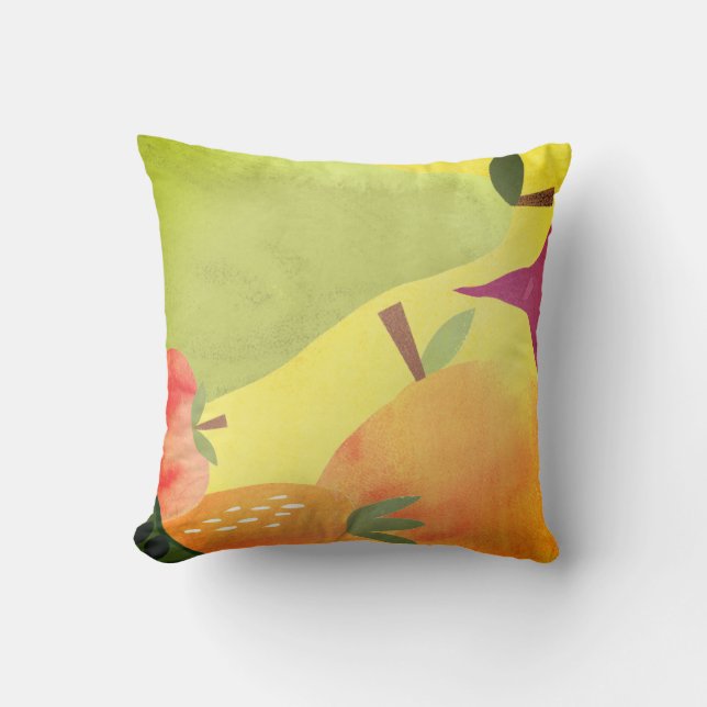 Cojín Decorativo Frutas, alimentos, salud (Anverso)