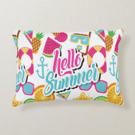 Cojín Decorativo Frutas de dibujos animados     