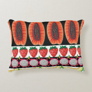 Cojín Decorativo Frutas exóticas Patrón de moda sin costura