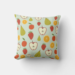 Cojín Decorativo Frutas frescas en un patrón de repetición sin fisu