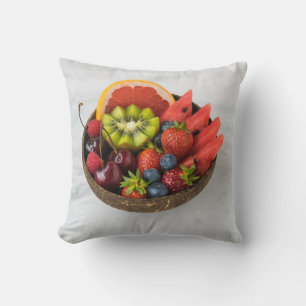 Cojín Decorativo Frutas Y Verduras Coloridas
