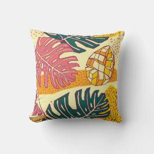 Cojín Decorativo Frutos tropicales, diseño de patrones