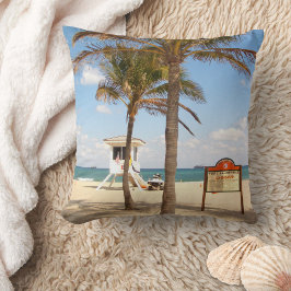 Cojín Decorativo Ft Lauderdale Florida Beach - Lifeguard