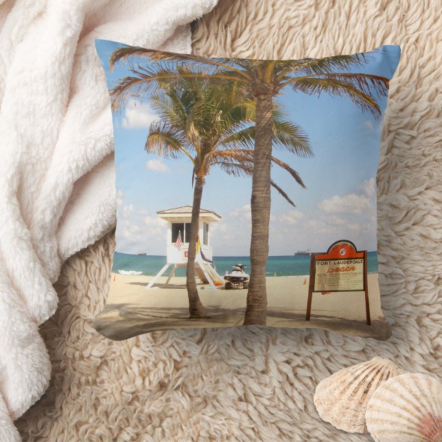 Cojín Decorativo Ft Lauderdale Florida Beach - Lifeguard (Subido por el creador)