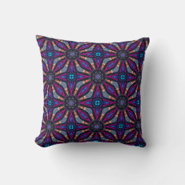 Cojín Decorativo Fuchsia Stargazer Throw Pillow