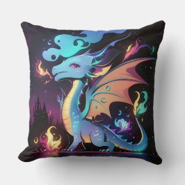 Cojín Decorativo Fuego de dragón encantado