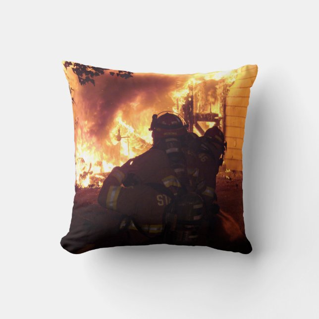 Cojín Decorativo Fuego de la estructura (Anverso)