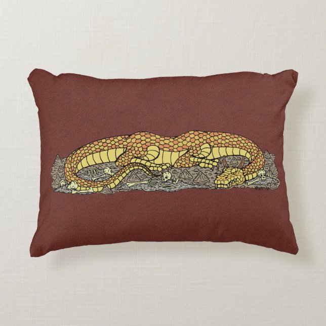 Cojín Decorativo Fuego en reposo (Anverso)