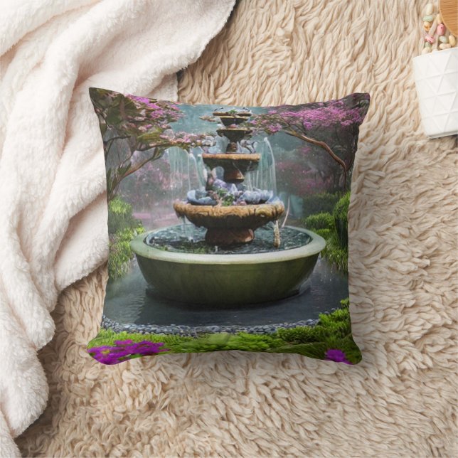 Cojín Decorativo Fuente De La Vida- (Manta)