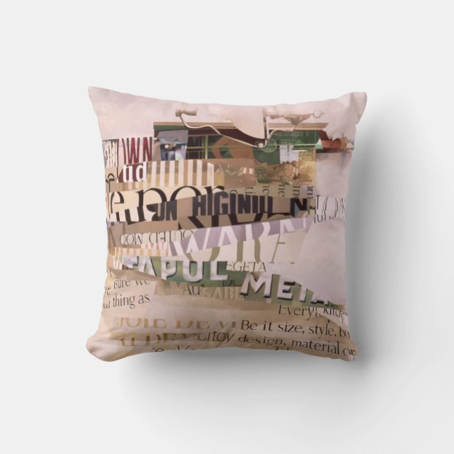 Cojín Decorativo Fuera de la estación (Anverso)