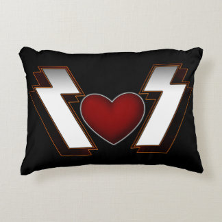 Cojín Decorativo Fuerte corazón Metalizado