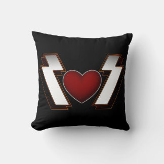 Cojín Decorativo Fuerte corazón Metalizado