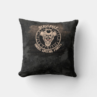 Cojín Decorativo Fuerzas Especiales Vikingas Berserker Calavera Run