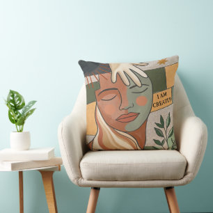 Cojín Decorativo FUI CREADO -Inspiración Boho Moderna