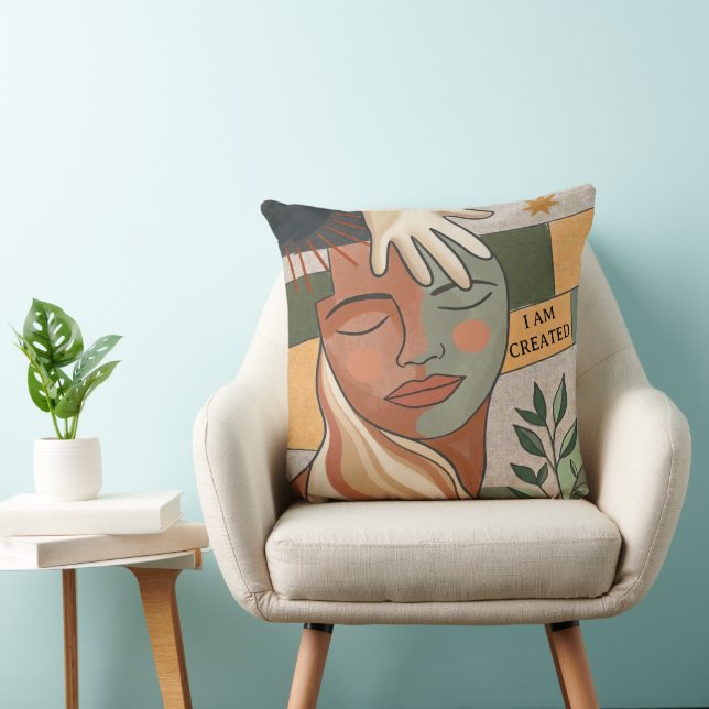 Cojín Decorativo FUI CREADO - Mano de Gracia (Silla)