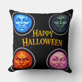 Cojín Decorativo Full moon happy Halloween elemental throw pillow d