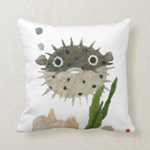 Cojín Decorativo Fumador, Blowfish