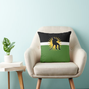 Cojín Decorativo FUN - Estrella deportiva de hockey
