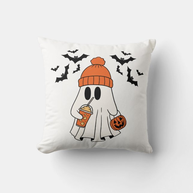 Cojín Decorativo Fun Ghost de Halloween (Anverso)