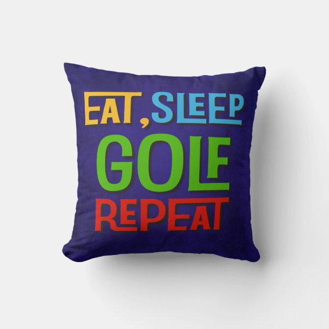 Cojín Decorativo Fun Golf Tema Chiste Golfer (Anverso)