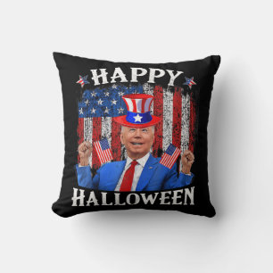 Cojín Decorativo Fun Joe Biden Feliz Halloween Para El 4 De Julio M
