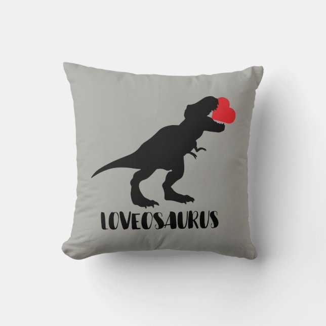Cojín Decorativo Fun Loveosaurus (Anverso)