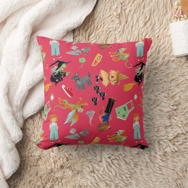 Cojín Decorativo Fun Wizard of Oz on red children's design (Manta)