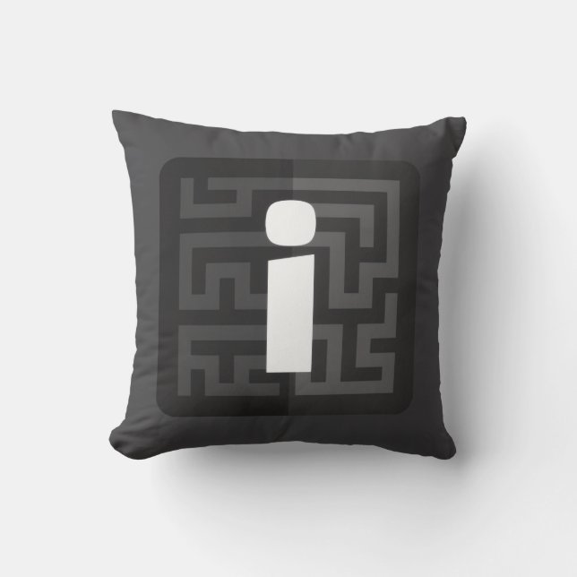 Cojín Decorativo Funcionario curado de noticias Swag Pillow (Anverso)