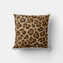 Cojín Decorativo Funda de edredón con estampado de piel de leopardo