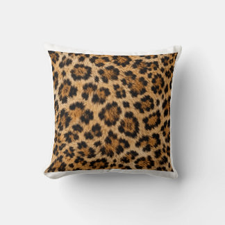 Cojín Decorativo Funda de edredón con estampado de piel de leopardo