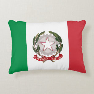 Cojín Decorativo Funda de teléfono con bandera de Italia